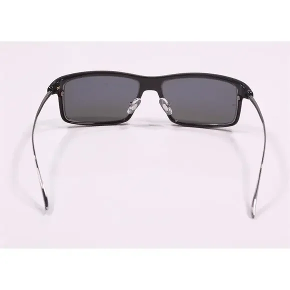 Kiton Titanium Ischia Dark Brown Luxury Rectangular Sunglasses Made in Japan